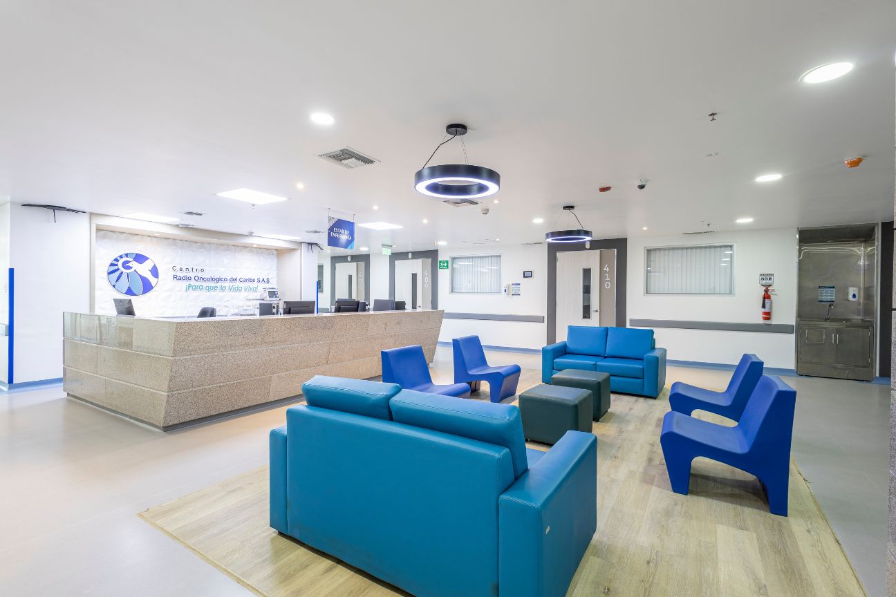 Recepción del Centro Radio Oncológico del Caribe